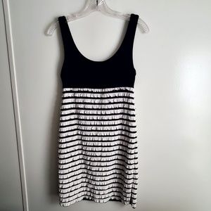 Wet Seal Mini Black And WhiteTank Dress Size M